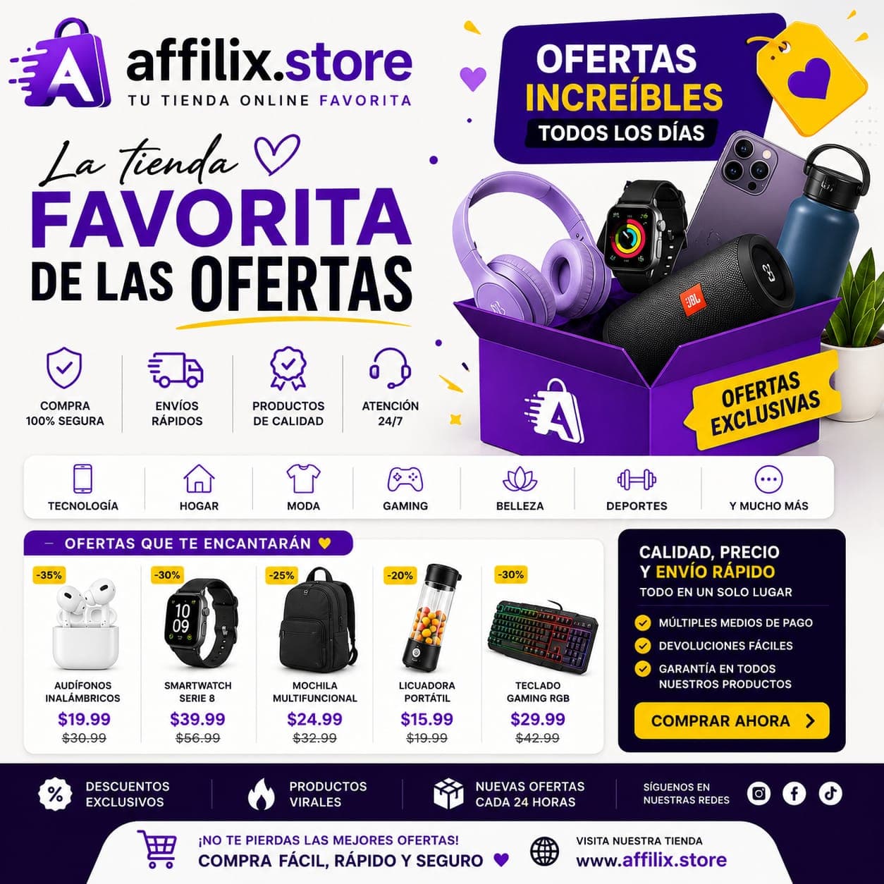 Oferta disponible en affilix.store